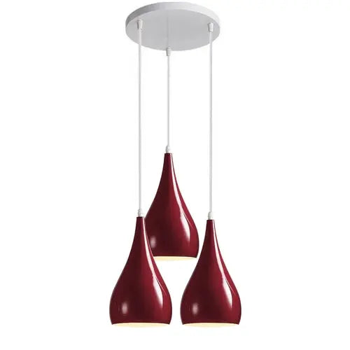 Triple Glow – 3 Head Cluster Pendant Light Hanging Ceiling Lamp Sangria Angel