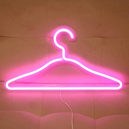 Glow and Hang – The Neon Light Clothes Hanger! Yellow Angel