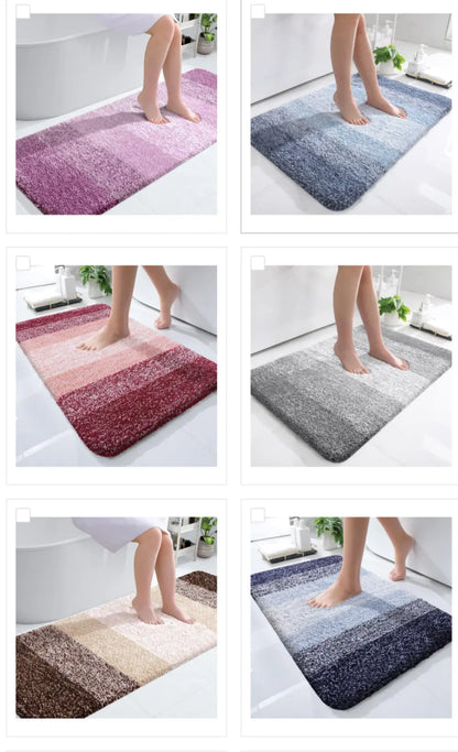 OLANLY Bathroom Rug Mat,  Extra Soft, Non Slip and Absorbent Microfiber Bath Rugs. Indulge your feet in the softest, coziest microfiber imaginable. Our bath mat soothes and warms your feet, protecting them from the cold floor below. OLANLY