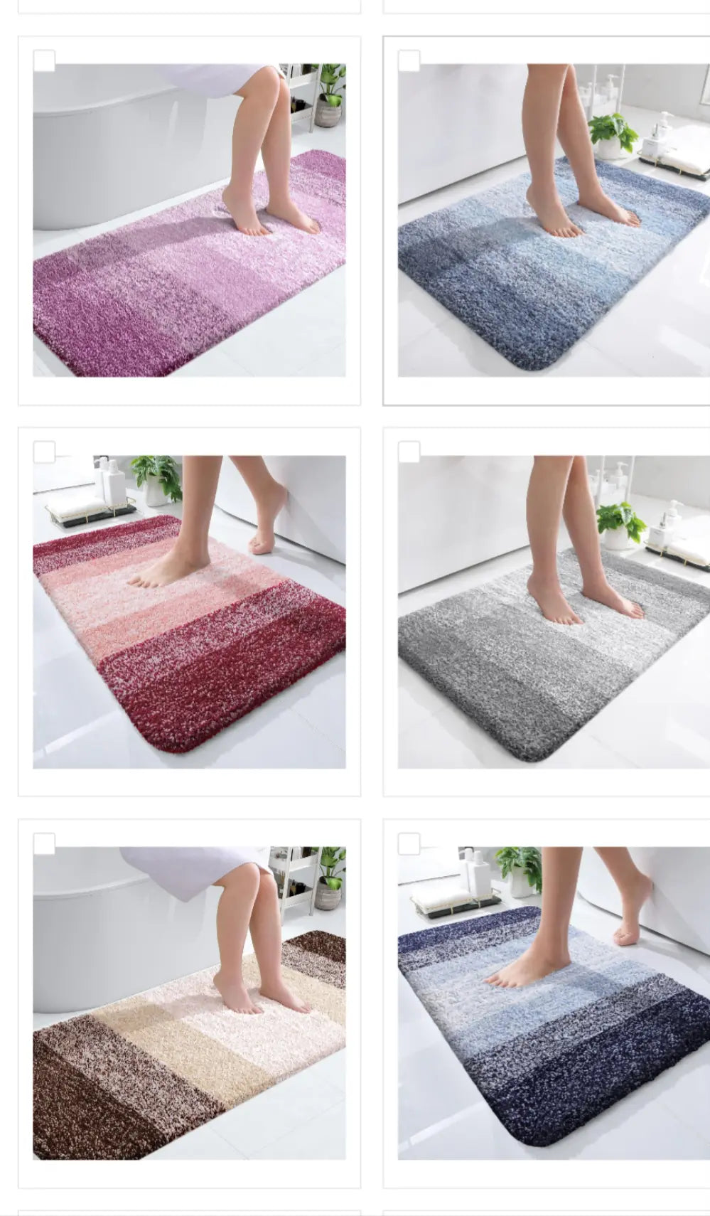 OLANLY Bathroom Rug Mat,  Extra Soft, Non Slip and Absorbent Microfiber Bath Rugs. Indulge your feet in the softest, coziest microfiber imaginable. Our bath mat soothes and warms your feet, protecting them from the cold floor below. OLANLY