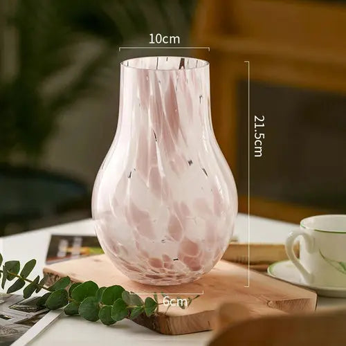 Exquisite Medieval Glass Vase in Pink – A Timeless Statement Piece Copper Pallas