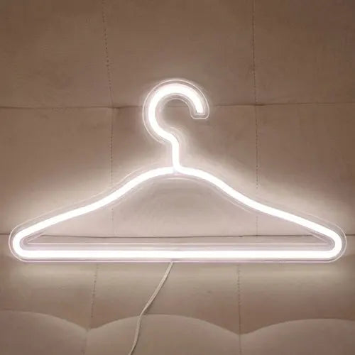 Glow and Hang – The Neon Light Clothes Hanger! Yellow Angel