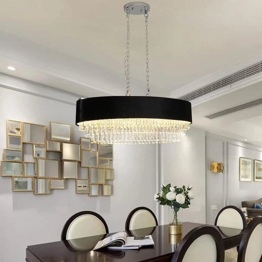 Radiant Crystal Chandelier – A Stunning Centerpiece for Luxurious Lighting Sangria Beech